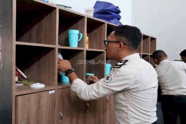 Usai Idulfitri, LPKA Ambon Laksanakan Penggeledahan di Wisma Anak Binaan