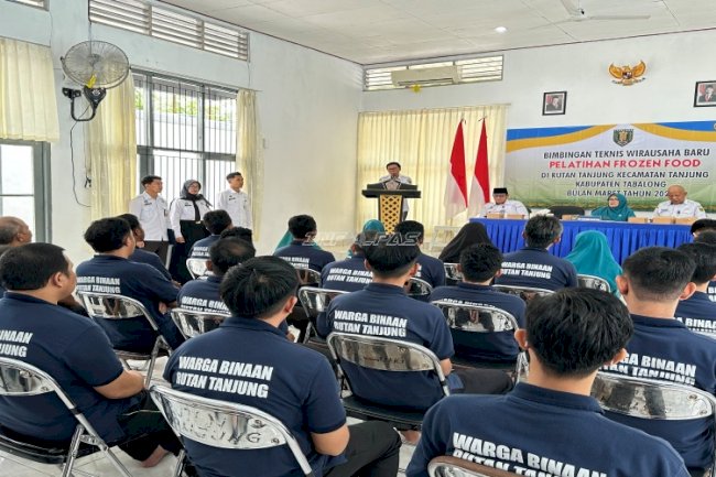 Rutan Tanjung Selenggarakan Bimtek Wirausaha Frozen Food bersama Disnaker Kab. Tabalong