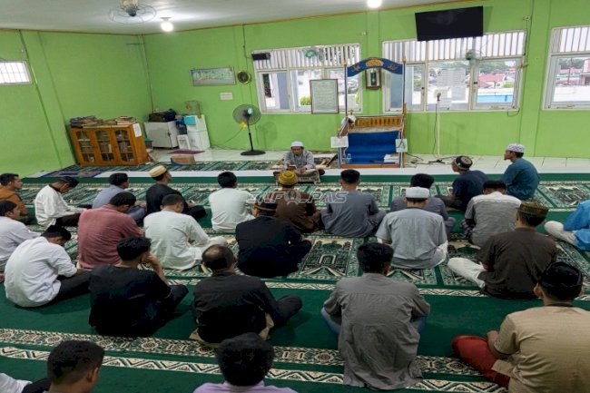 Siraman Rohani di Masjid Lapas Kotabaru, Perkuat Nilai Spiritual Warga Binaan