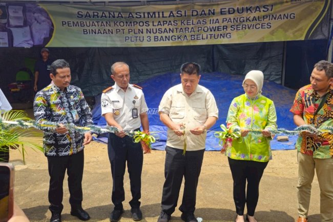 Lapas Pangkalpinang Kirim 6,5 Ton Kompos, Pembinaan Warga Binaan Diapresiasi Gubernur