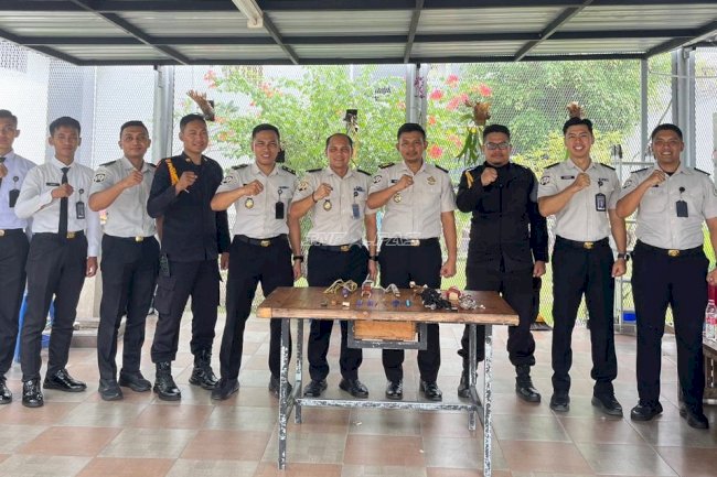 Usai Kunjungan Idulfitri, Lapas Pemuda Madiun Gelar Razia Kamar Hunian 