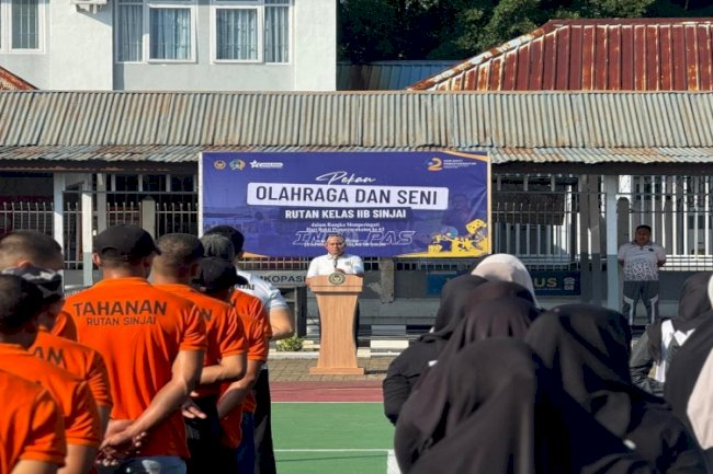 Semarak Hari Bakti Pemasyarakatan Ke-62, Rutan Sinjai Gelar Pekan Olahraga dan Seni