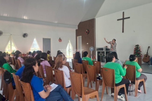 Lapas Perempuan Palu dan HCC Palu Hadirkan Pembinaan Rohani bagi Warga Binaan Kristen