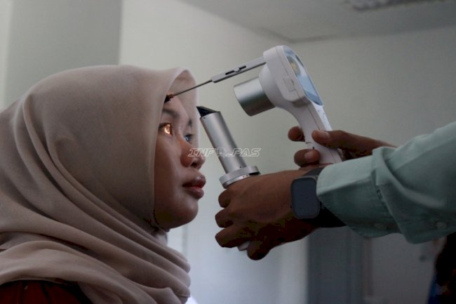Lapas Perempuan Palu dan Klinik Mata SMEC Gelar Cek Mata Gratis