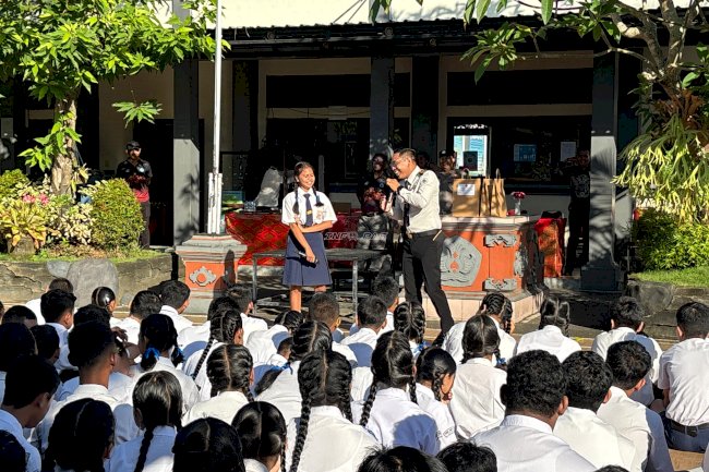 Bapas Denpasar Tanamkan Kesadaran Hukum Lewat Program Bapas Mengajar