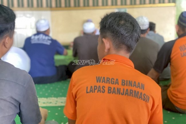 Pembelajaran Fikih Salat di Lapas Banjarmasin, Warga Binaan Diajak Hayati Makna Ibadah