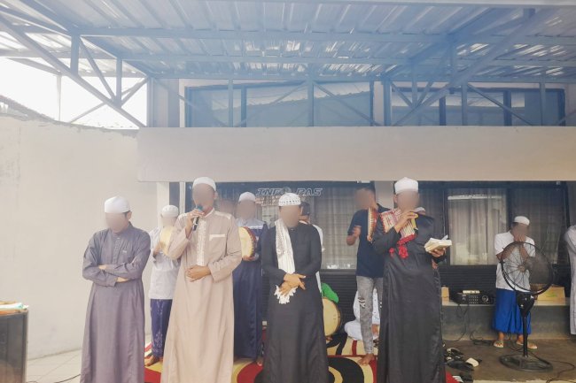 Lantunan Selawat Warnai Suasana Kunjungan di Rutan Pelaihari