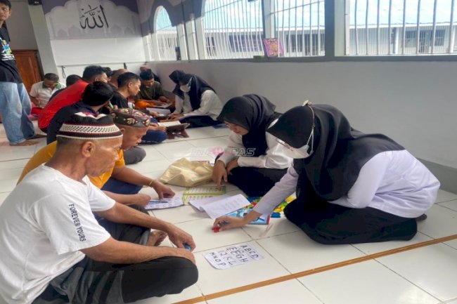 Berantas Buta Aksara, Rutan Majene Fasilitasi Warga Binaan Belajar Membaca dan Menulis