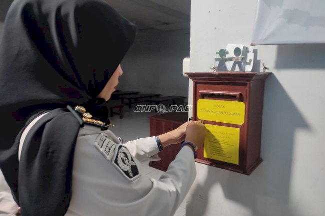 Tampung Aspirasi, Lapas Perempuan Palembang Optimalkan Kotak Pengaduan