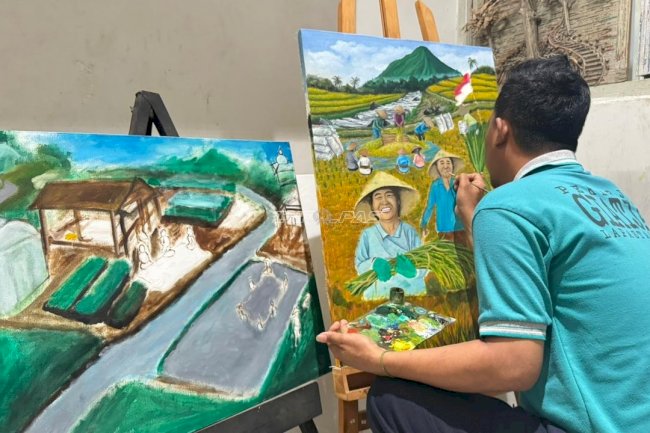 Ekspresi dari Balik Jeruji, Lapas Tangerang Ramaikan Lomba Lukis HBP Ke-62