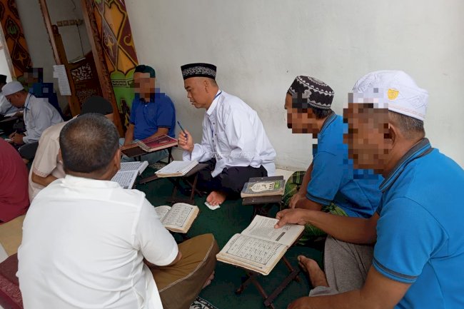 Rutan Rantau Gandeng Kemenag Tapin Gelar Pembinaan Kepribadian Baca Tulis Al-Qur’an