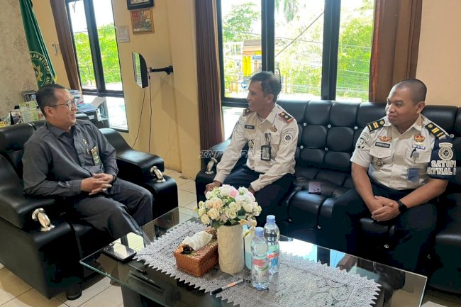 Sambangi PN Amuntai, Bapas Amuntai Perkuat Koordinasi Pengawasan dan Pembimbingan Pidana Kerja Sosial