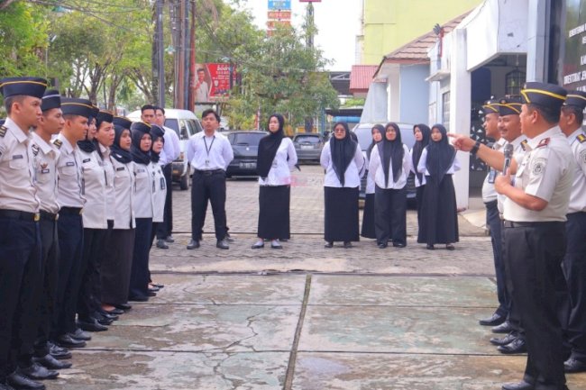 Perkuat Disiplin dan Integritas, Kakanwil Ditjenpas Kalsel Gelar Operasi Penegakan Disiplin dan Tertib