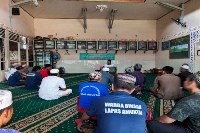 Lewat Pengajian, Semangat Warga Binaan Menguat di Ponpes At-Taubah Lapas Amuntai