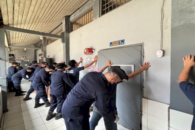 Rutan Tanjung Laksanakan Razia dan Tes Urine, Perkuat Komitmen Zero Halinar