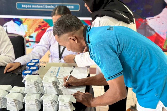 Bapas Ambon Gandeng BNN Maluku Gelar Tes Urine Sambut HBP Ke-62