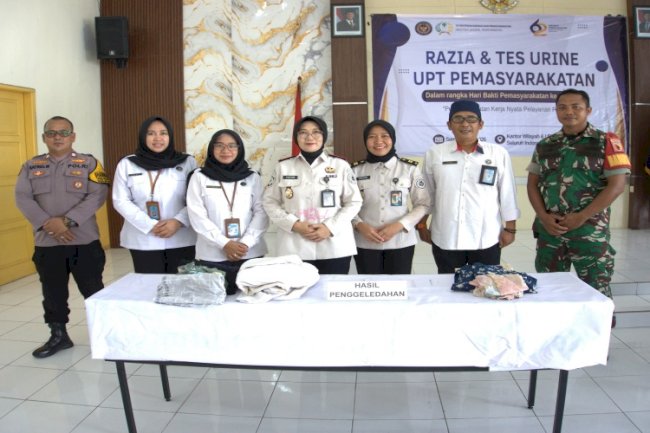 Sinergi Berantas Narkoba, Rutan Perempuan Surabaya Gandeng APH Gelar Razia dan Tes Urine