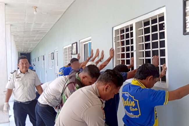 Jelang HBP Ke-62, Rutan Masohi Perketat Pengawasan ewat Razia dan Tes Urine