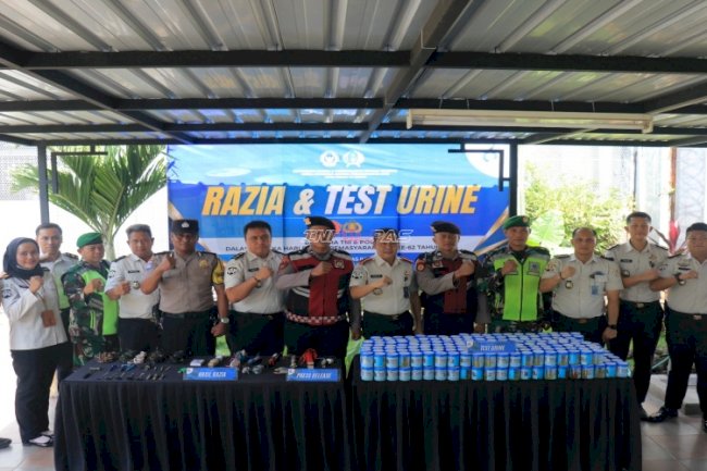 Gandeng TNI-Polri, Lapas Pemuda Madiun Perkuat Komitmen Bersih Halinar