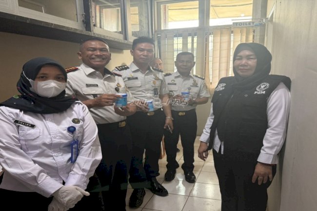 Bapas Jambi Gandeng BNNP Jambi, 63 Petugas Jalani Tes Urine 