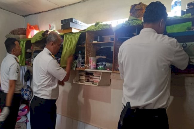 Peringati HBP Ke-62, Rutan Pelaihari Gencarkan Razia dan Tes Urine bersama APH