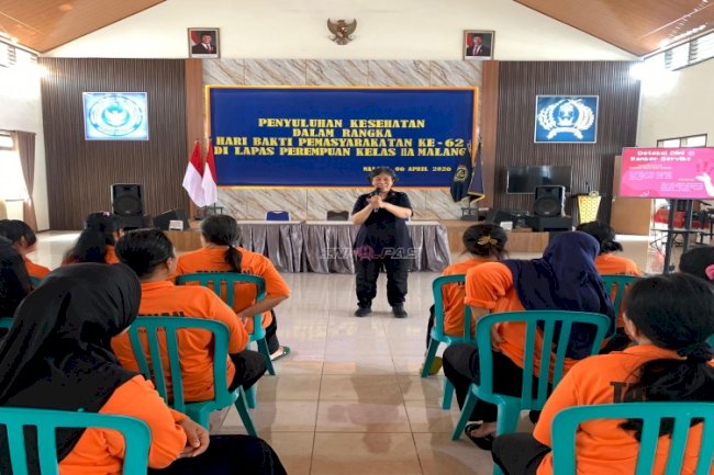 Lapas Perempuan Malang Gelar Penyuluhan Kanker Serviks dan Payudara bagi Warga Binaan