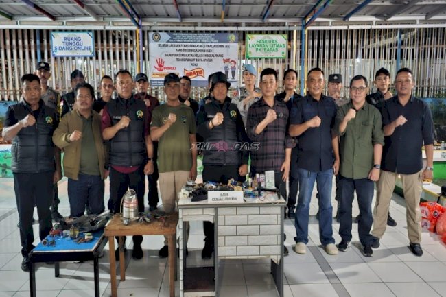 Razia Malam, Lapas Pangkalpinang Tegakkan Disiplin dan Bangun Kepercayaan Publik