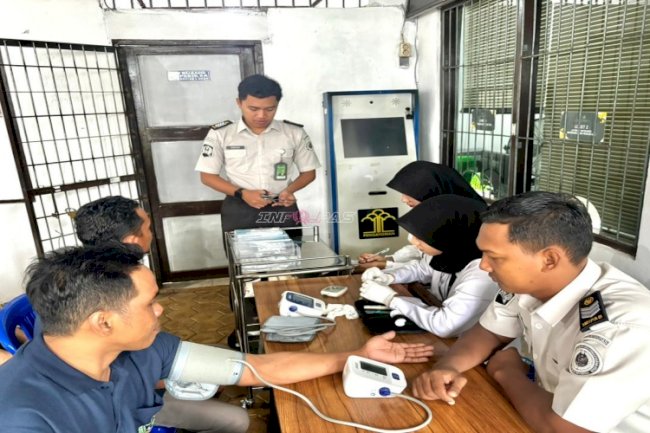 Jaga Kondisi Warga Binaan, Klinik Pratama Rutan Pelaihari Instensifkan Pemantauan 