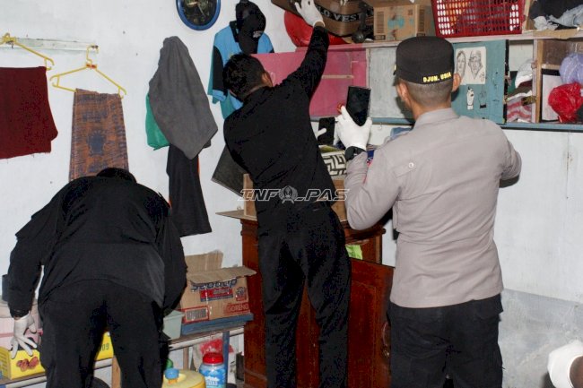 Gandeng TNI Polri Gelar Razia dan Tes Urine, Lapas Sanana Berantas Barang Terlarang