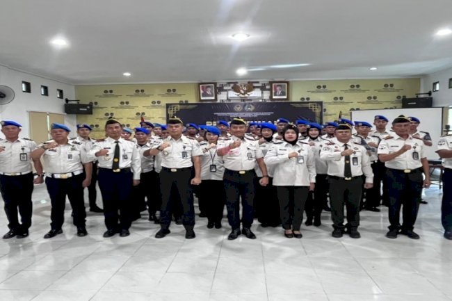 Perkuat Pengawasan dan Kepatuhan Internal, Plt. Kakanwil Ditjenpas Kep. Babel Kukuhkan Satops Patnal