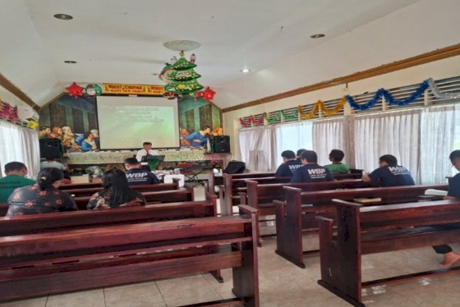 Warga Binaan Kristiani Lapas Banjarmasin Berbadah bersama GMDC, Refleksi Nilai Ketaatan dan Pengorbanan