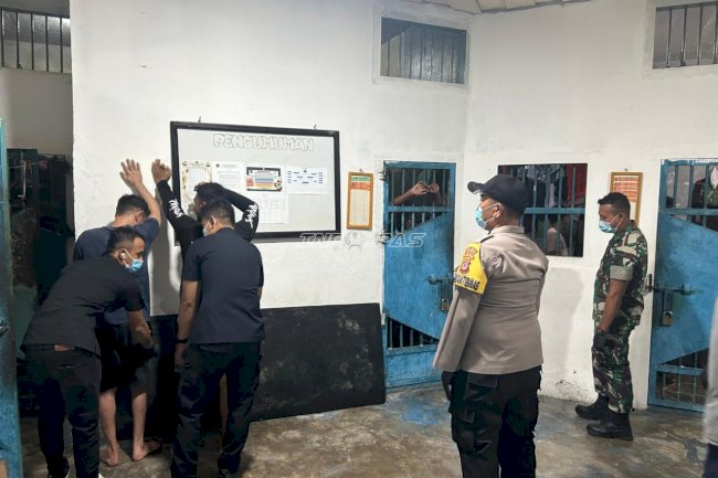 Geledah Seluruh Blok Hunian, Lapas Luwuk Nyatakan Steril Barang Terlarang