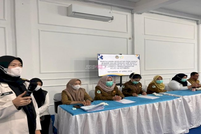 Sinergi Lapas Kotabaru dengan Dinkes dan Puskesmas, Warga Binaan Dapat Penyuluhan Kesehatan