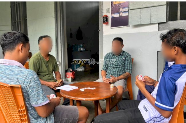 Meriahkan HBP Ke-62, Lapas Bandanaira Gelar Lomba Gaple untuk Kebersamaan dan Relaksasi