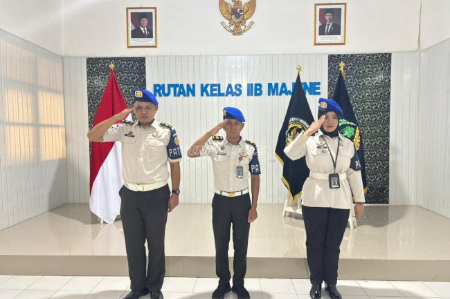 Perkuat Pengawasan Internal, Rutan Majene Ikuti Pengukuhan Satops Patnal
