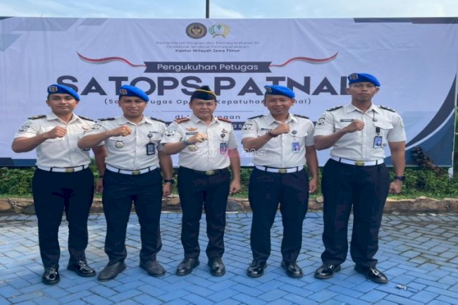 Garda Terdepan Integritas, Petugas Pemasyarakatan Jatim Dikukuhkan Jadi Satops Patnal
