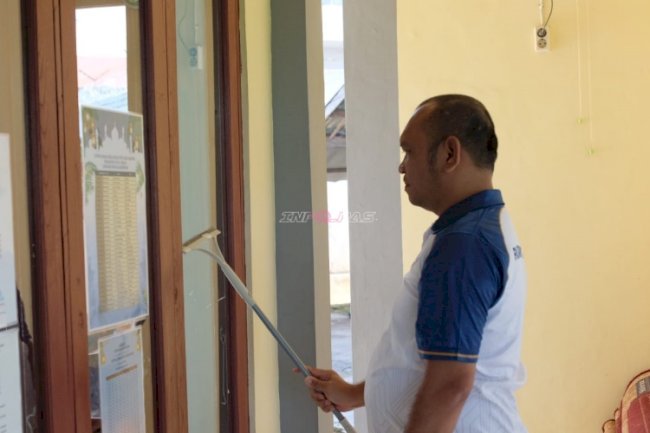 Rutan Rantau Gelar Pembersihan Fasilitas Umum di Langgar Sofyan Al Muhdar