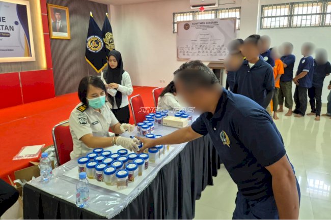 Sambut HBP Ke-62, Rutan Donggala Gelar Tes Urine dan Razia, Hasilnya Negatif Narkoba