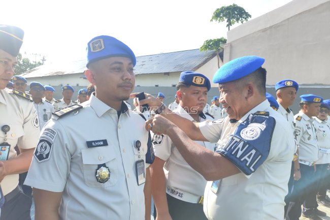 Jaga Marwah dan Integritas, Kanwil Ditjenpas Sulteng Kukuhkan 63 Personel Satops Patnal