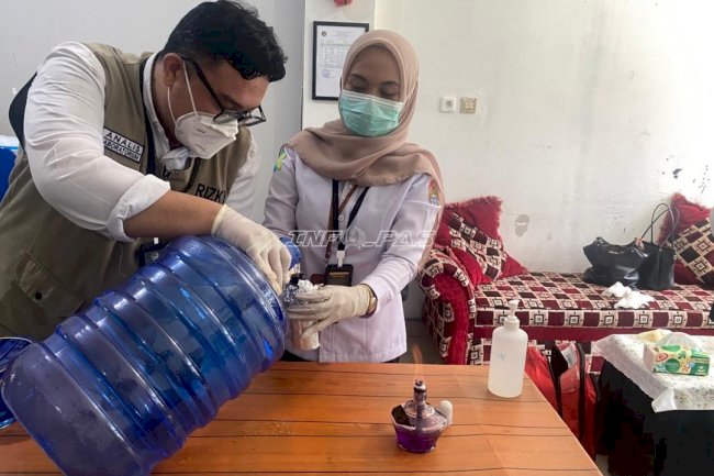 Sehat di Balik Jeruji, Lapas Luwuk Uji Kualitas Air dan Makanan Warga Binaan