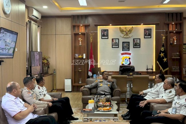 Kakanwil Ditjenpas Sultra Jalin Sinergi dengan Kapolda Perkuat Pengamanan Lapas dan Rutan