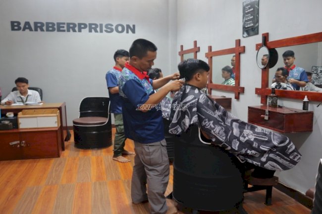 Lewat Barbershop, Lapas Kelas I Tangerang Cetak Warga Binaan Siap Saing