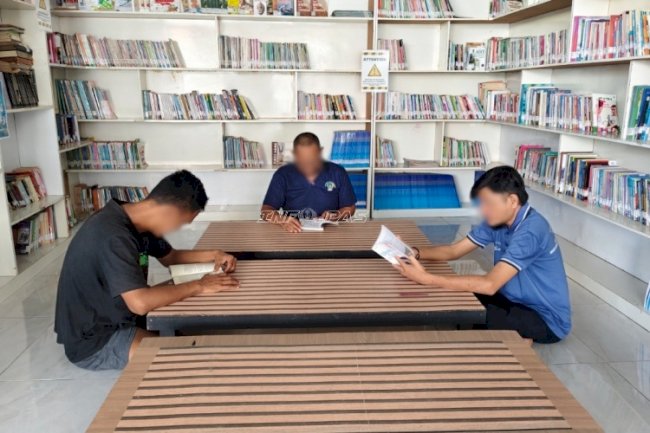 Perpustakaan Lapas Banjarmasin Jadi Ruang Produktif, Warga Binaan Antusias Membaca