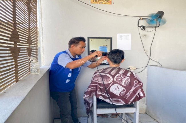 Lapas Tanjung Bekali Warga Binaan dengan Pelatihan Pangkas Rambut dan Pengelasan