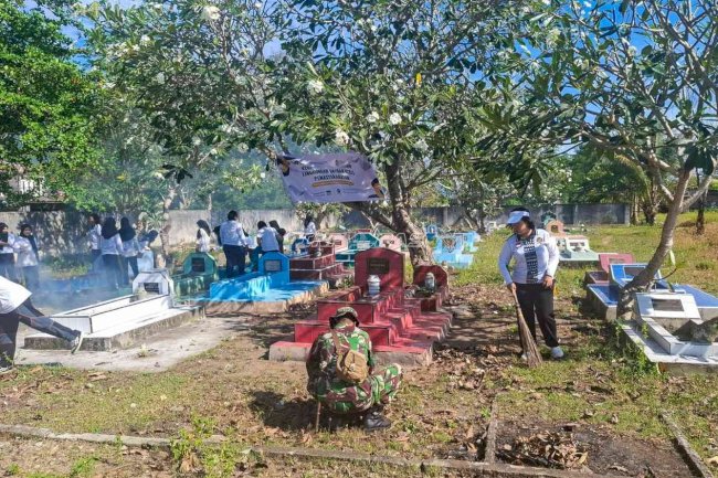 Aksi Bersih Lingkungan Jadi Cara Lapas Perempuan Palu Rayakan HBP Ke-62