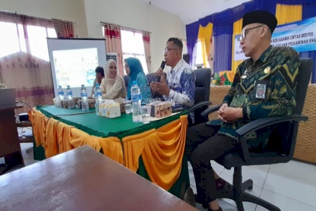 Bapas Amuntai Gaungkan Restorative Justice dalam Penanganan ABH di Forum Lintas Sektor Kab. HSU