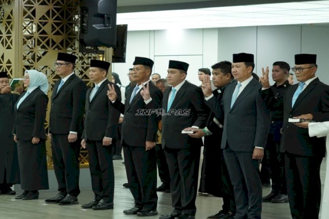 Tingkatkan Kinerja dan Layanan, Sejumlah Pimpinan Tinggi di Lingkungan Ditjenpas Dilantik