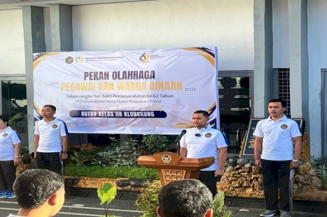 Pekan Olahraga Rutan Klungkung, Tingkatkan Kesehatan serta Pererat Keharmonisan Petugas dan Warga Binaan