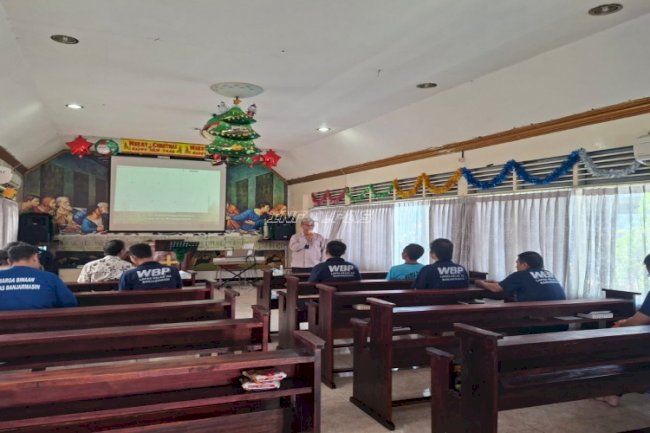 Lapas Banjarmasin Fasilitasi Ibadah Advent, Warga Binaan Kristiani Dalami Makna Hari Sabat