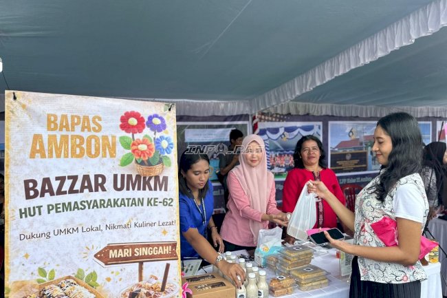 Bapas Ambon Promosikan Karya Klien di Bazar UMKM Pemasyarakatan Maluku